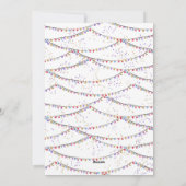 Tropische Flamingo Foto Kerstkaart (Achterkant)