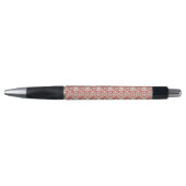 Tropische Flamingo Kerstman Patroon Pen (Voorkant)
