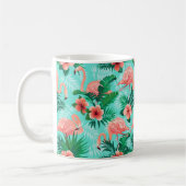 Tropische Flamingo Koffie Mok (Links)