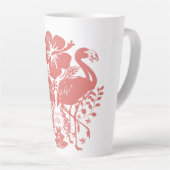 Tropische Flamingo Latte Mok (Rechterhoek)