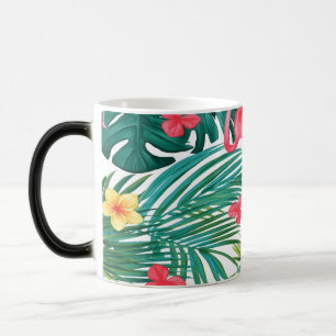 Tropische Flamingo Mok & Kussen - Zomer Monstera H