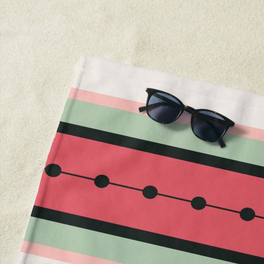 Tropische Flamingo Ontsnapping Strandlaken (In situ)