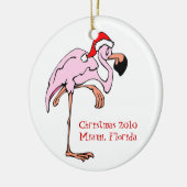 Tropische Flamingo ornament (Links)