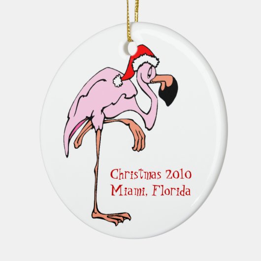 Tropische Flamingo ornament (Links)