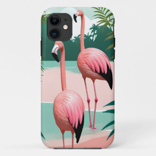 Tropische Flamingo Paradise Case-Mate iPhone Case