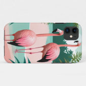 Tropische Flamingo Paradise Case-Mate iPhone Case (Achterkant (horizontaal))