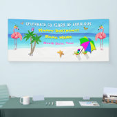 Tropische Flamingo Party 50 en Fabulous Banner (Beurs)