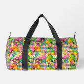 Tropische Flamingo Pickleball Power Plunjezak (Achterkant)