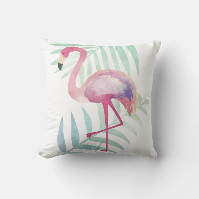 Tropische Flamingo PILLOW Kussen (Voorkant)