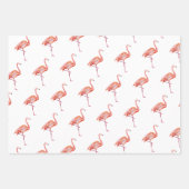 Tropische Flamingo Pineapple Summer Cute Inpakpapier Vel (Voorkant)