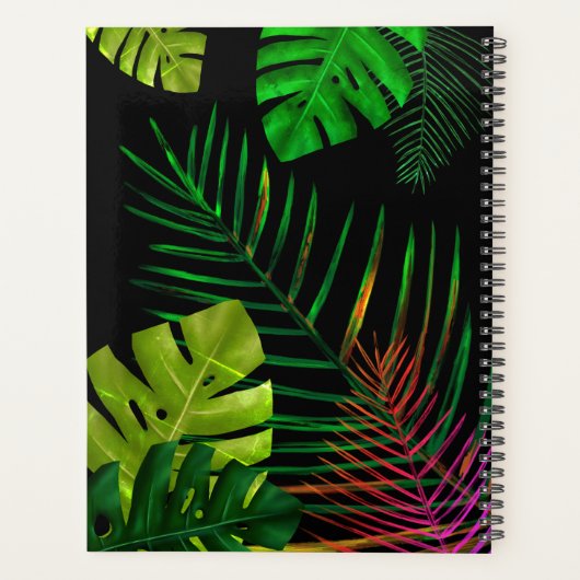 Tropische flamingo-planner planner (Achterkant)