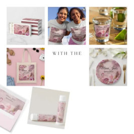 Tropische Flamingo Quinceañera, op maat Horloge