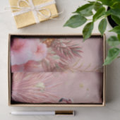 Tropische Flamingo Quinceañera, op maat Tissuepapier (Geschenk)