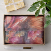 Tropische Flamingo Roze Zonsondergang Decoupage Tissuepapier (Geschenk)