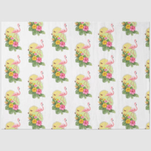 Tropische Flamingo Serie Design 11 Tissuepapier