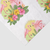 Tropische Flamingo Serie Design 12 Tissuepapier (Detail)