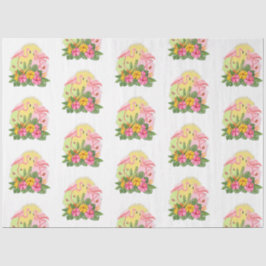 Tropische Flamingo Serie Design 12 Tissuepapier