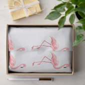 Tropische Flamingo Serie Design 14 Tissuepapier (Geschenk)