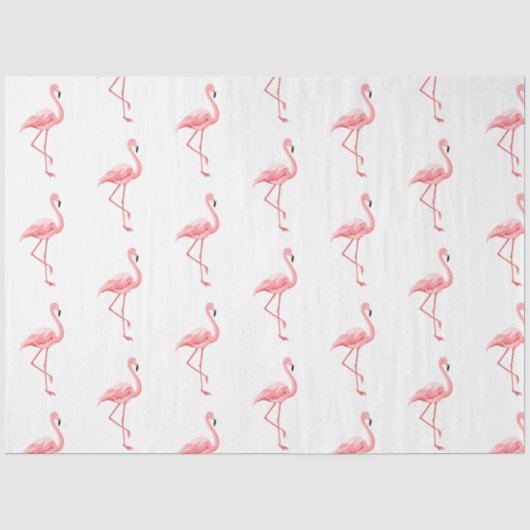 Tropische Flamingo Serie Design 14 Tissuepapier (Voorkant)