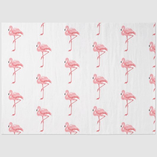 Tropische Flamingo Serie Design 16 Tissuepapier (Voorkant)