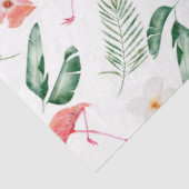Tropische Flamingo Serie Design 17 Tissuepapier (Detail)
