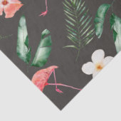 Tropische Flamingo Serie Design 18 Tissuepapier (Detail)