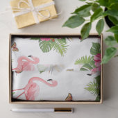 Tropische Flamingo Serie Design 19 Tissuepapier (Geschenk)