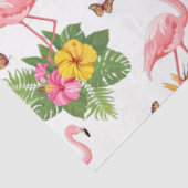 Tropische Flamingo Serie Design 19 Tissuepapier (Detail)