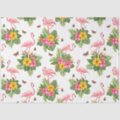 Tropische Flamingo serie ontwerp 19 Tissuepapier (Voorkant)