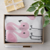 Tropische Flamingo serie ontwerp 1 Tissuepapier (Geschenk)