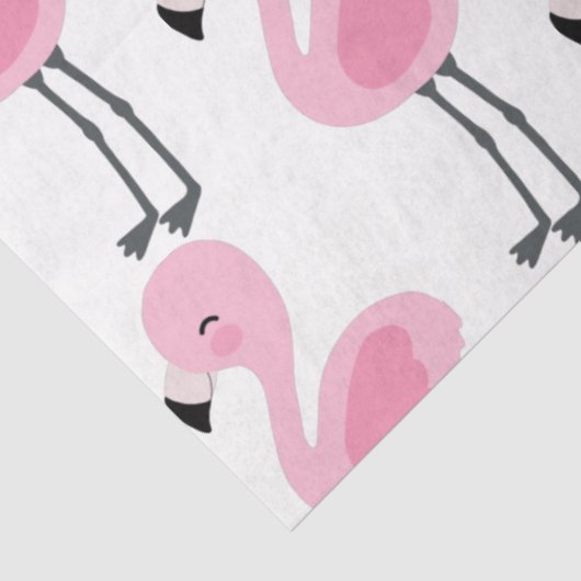 Tropische Flamingo serie ontwerp 3 Tissuepapier (Detail)