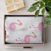 Tropische Flamingo serie ontwerp 4 Tissuepapier (Geschenk)