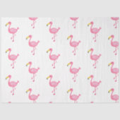 Tropische Flamingo serie ontwerp 4 Tissuepapier (Voorkant)