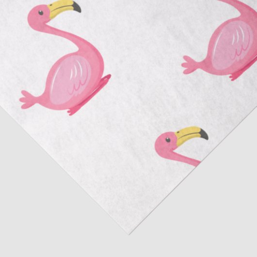 Tropische Flamingo-serie ontwerp 6 Tissuepapier (Detail)