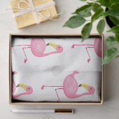 Tropische Flamingo Serie Ontwerp 7 Tissuepapier (Geschenk)