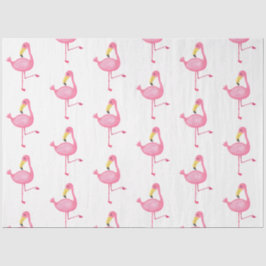 Tropische Flamingo Serie Ontwerp 7 Tissuepapier