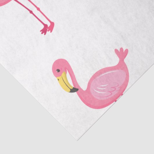 Tropische Flamingo-serie ontwerp 8 Tissuepapier (Detail)
