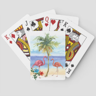 Tropische Flamingo-spelkaarten Pokerkaarten