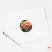 Tropische Flamingo Sticker (Envelop)