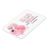 Tropische Flamingo Trouwdag Opslagmagneet Magneet (Linkerzijde)