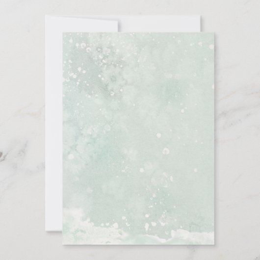 Tropische flamingo vijftig verjaardagsfeestje uitn kaart (Achterkant)