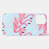 Tropische flamingo vogel naadloze patroonachtergro Case-Mate iPhone case (Achterkant (horizontaal))