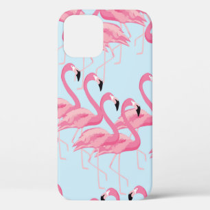 Tropische flamingo vogel naadloze patroonachtergro Case-Mate iPhone case