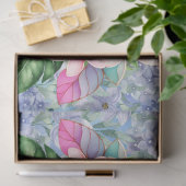 Tropische Flamingo & Waterverf Bloemen Tissuepapier (Geschenk)