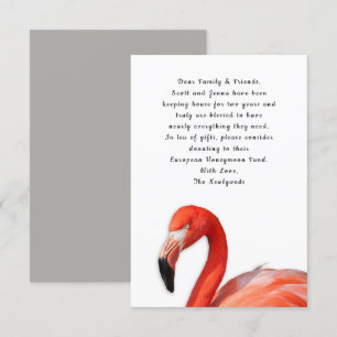 Tropische Flamingo Wensput Wenskaarten Kaart