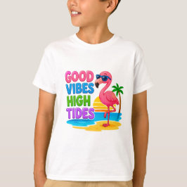 🦩 Tropische Flamingo Zomer Voor Kinderen 🌴 T-shirt