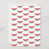 Tropische flamingos Birthday-uitnodigingen Kaart (Achterkant)