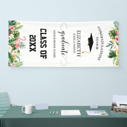 Tropische flamingo's en lederen Afstuderen deur ba Spandoek (Beurs)