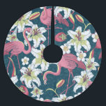 tropische flamingo's lelies patroon kerstboom rok<br><div class="desc">Tropische Flamingo's en Lelies  Naadloos Patroon Tropische flamingo's en lelies in een  patroon. Tropische Flamingo's & Lelies:  Chic! illustratie,  achtergrond,  motief,  bloemmotief,  decor,  strand,  natuur,  voorjaar,  bladmoer,  bos,  bloemmoer,  dierlijk,  schoonheidsvogel,  fruit,  tuin,  naadloos,  blauw,  aardbei,  vogelmoer</div>