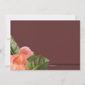 Tropische Flamingos Prom-uitvindingen Kaart (Achterkant)